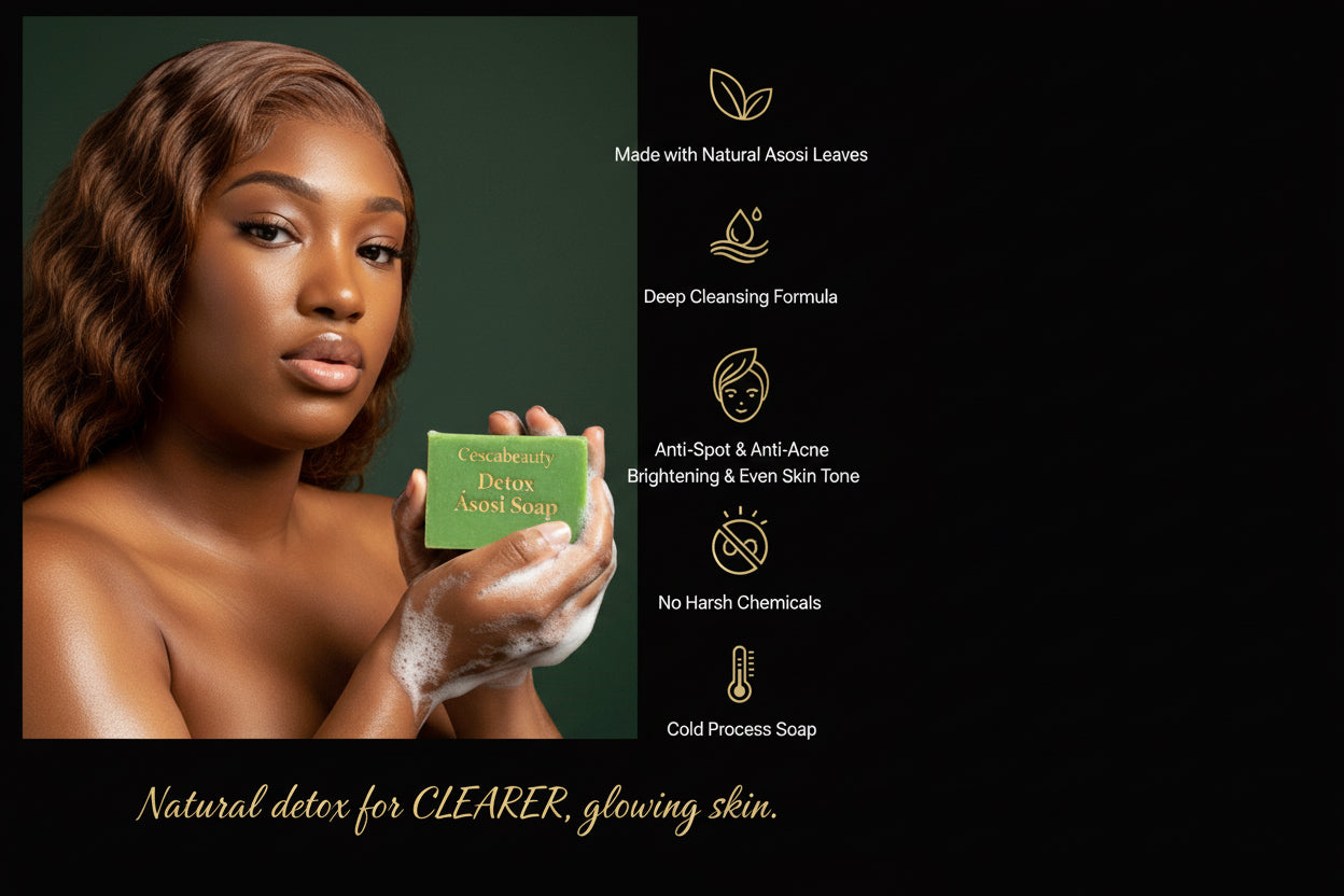 Cescabeauty Detox Ásosi Soap – Anti-Acne & Brightening