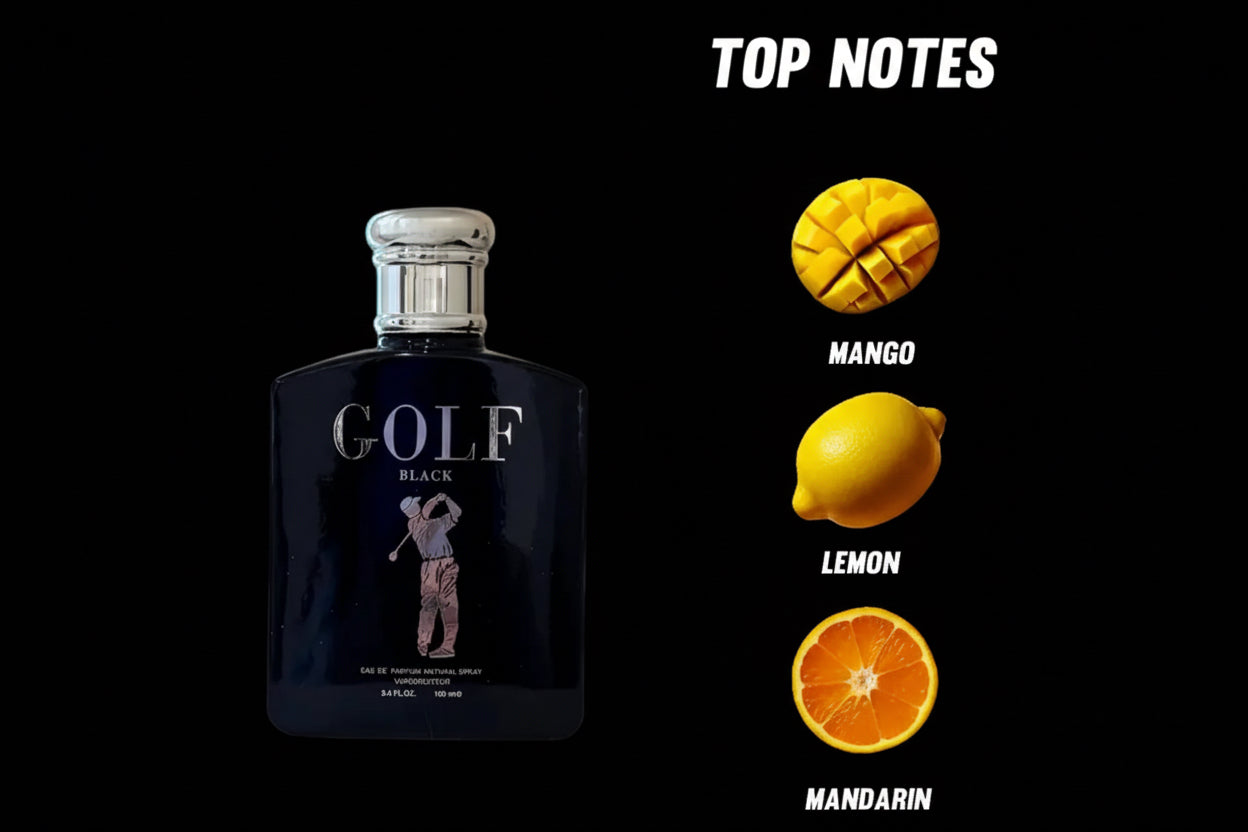 Golf Black – Eau de Parfum for Men – Sophisticated & Bold Fragrance – 100ml