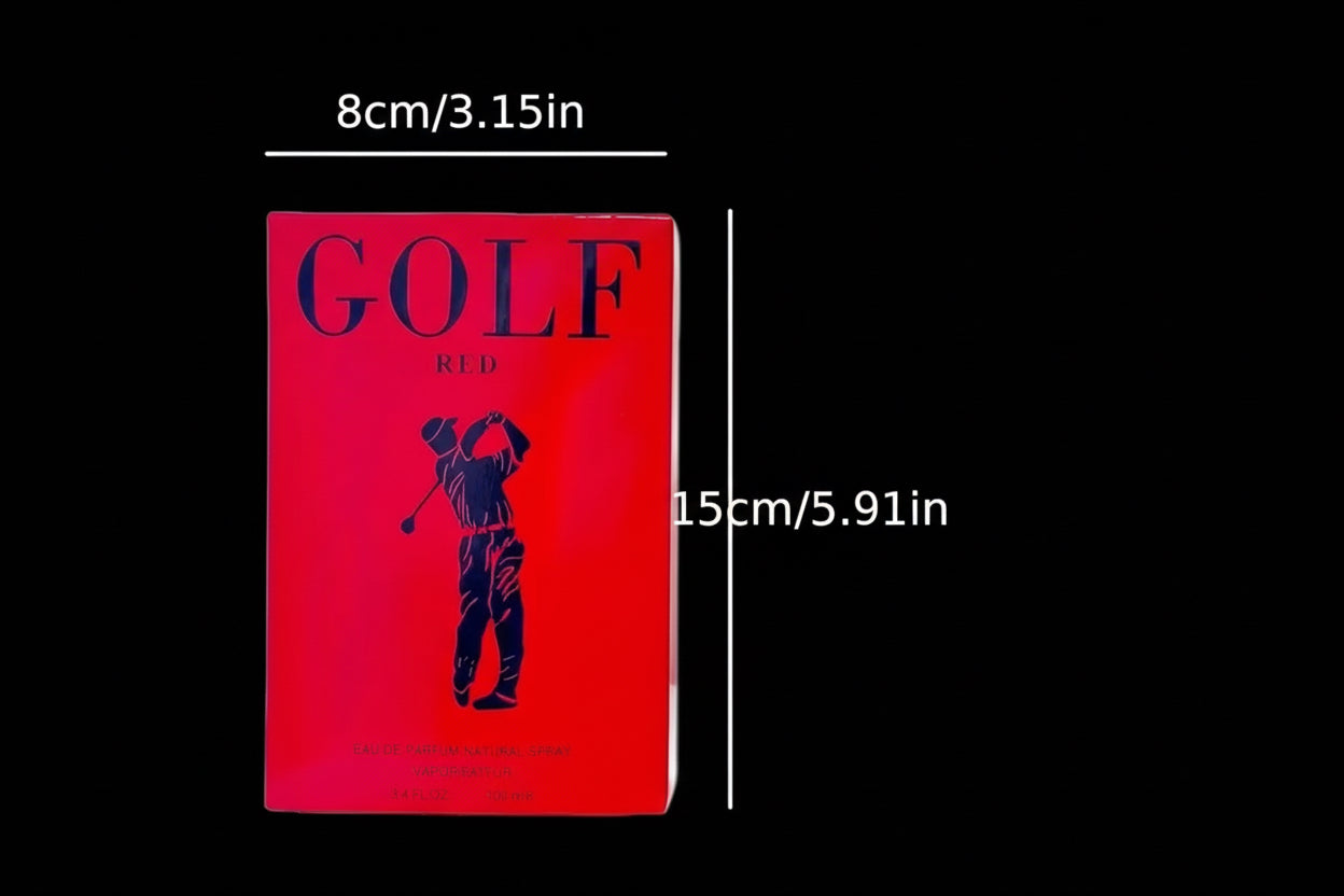 Golf Red – Eau de Parfum for Men – Sporty & Energizing Fragrance – 100ml