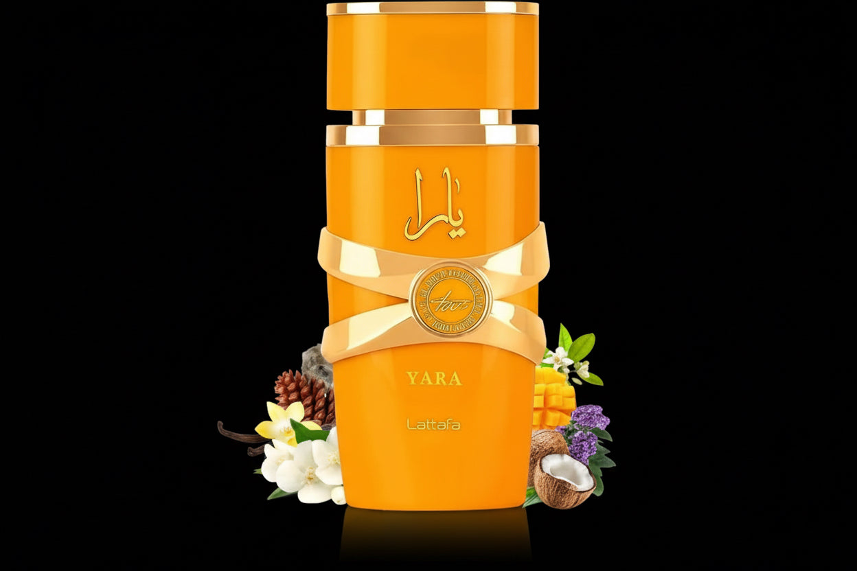 Yara Tous by Lattafa - Tropical Mango & Coconut Eau De Parfum (3.4 oz)