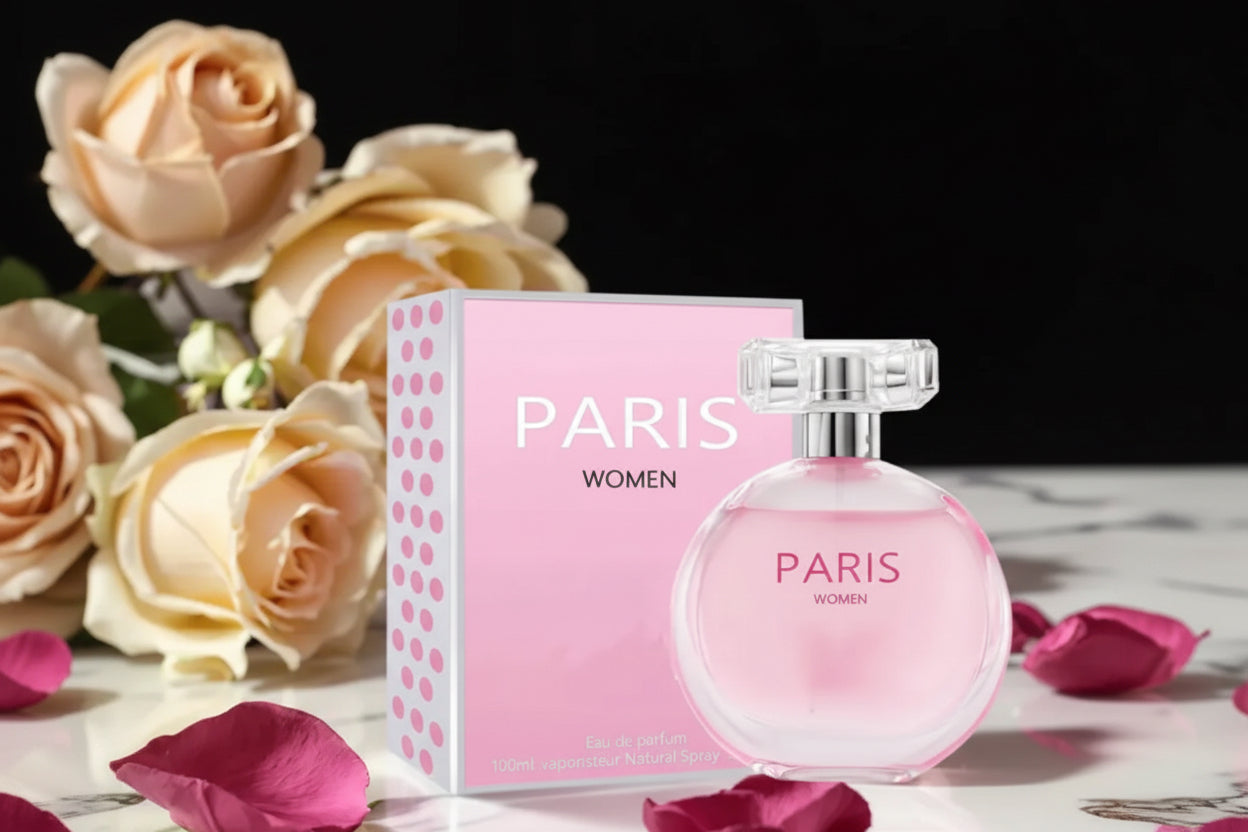 Paris Women – Elegant Eau de Parfum – Sweet & Floral Romantic Fragrance – 100ml