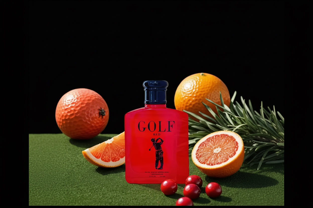 Golf Red – Eau de Parfum for Men – Sporty & Energizing Fragrance – 100ml
