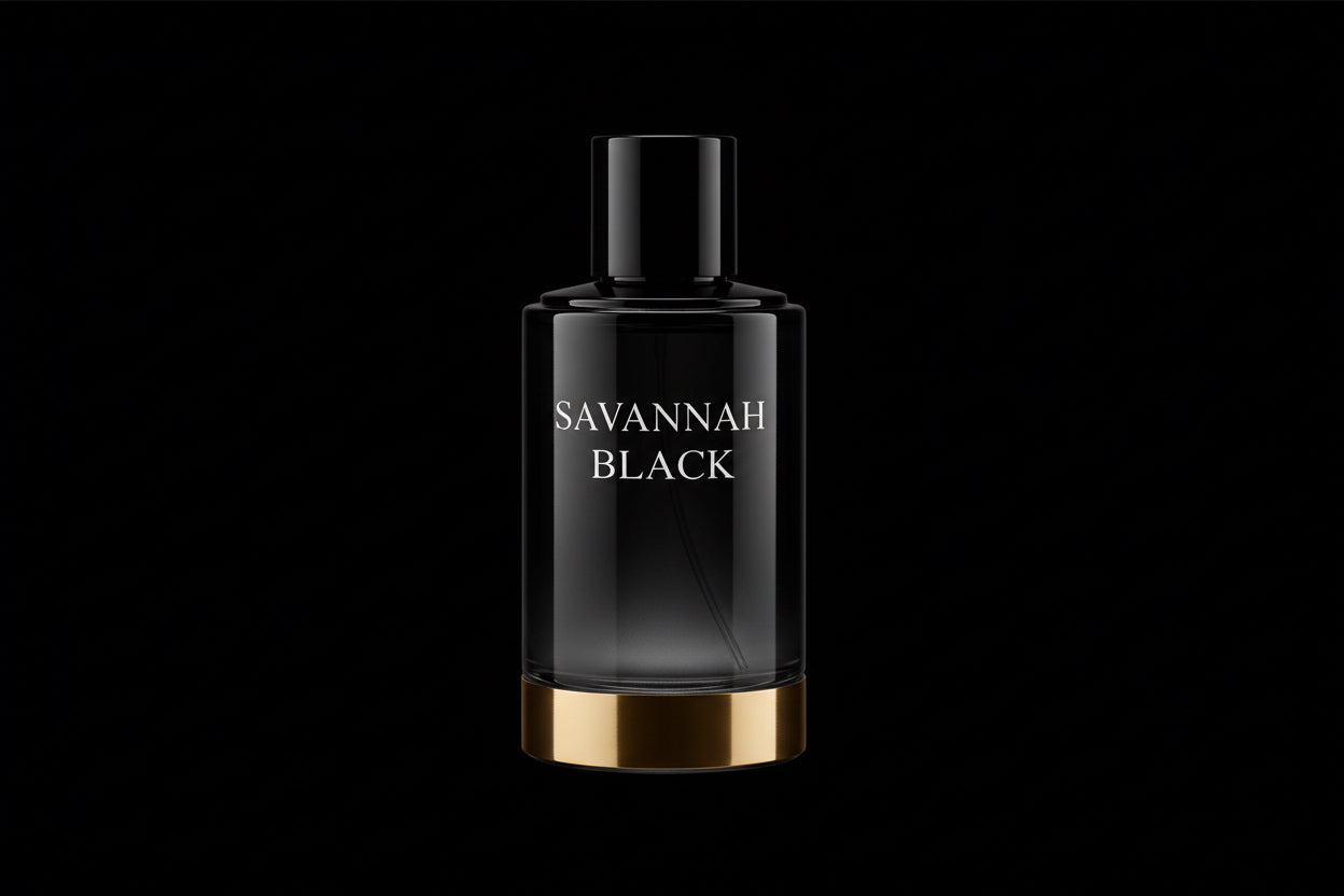 Savannah Black – Eau de Parfum – Coastal & Bold Masculine Fragrance – 100ml