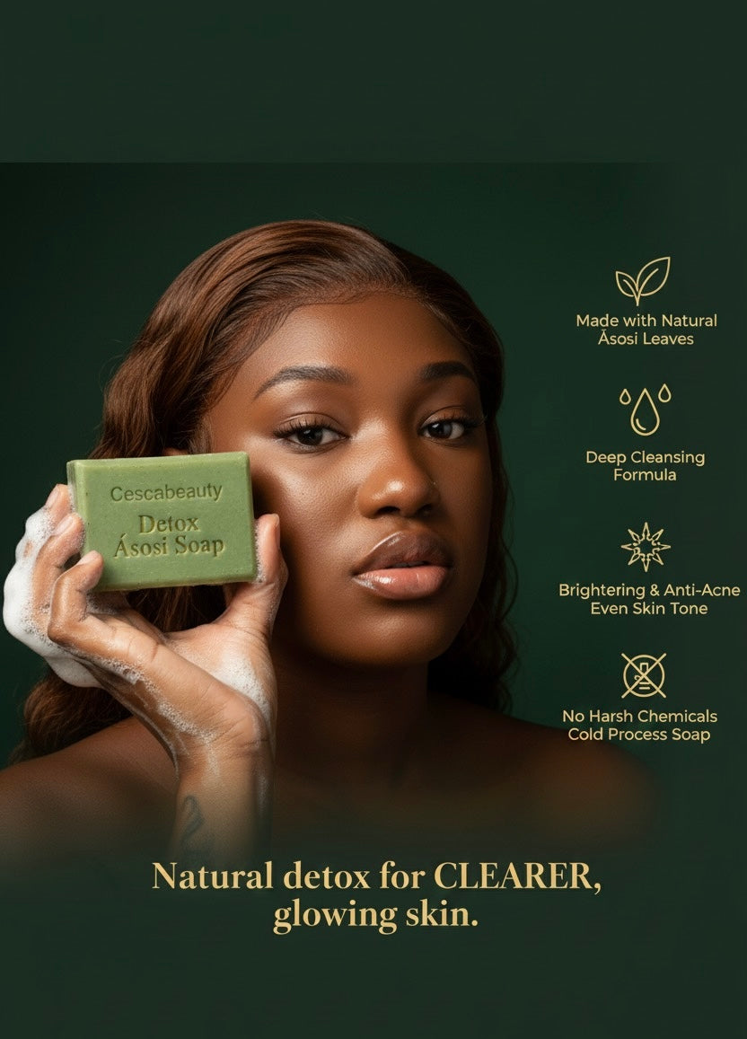 Cescabeauty Detox Ásosi Soap – Anti-Acne & Brightening