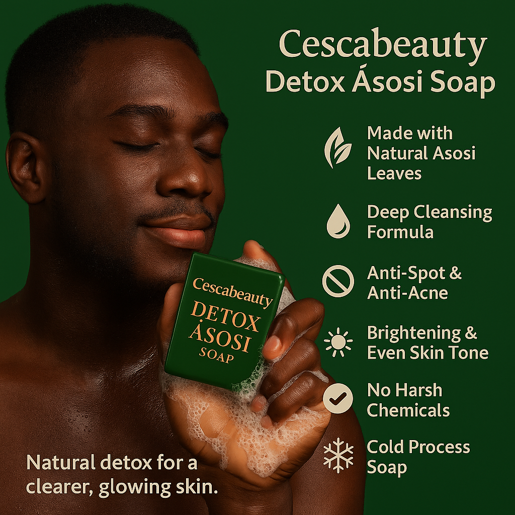Cescabeauty Detox Ásosi Soap – Anti-Acne & Brightening