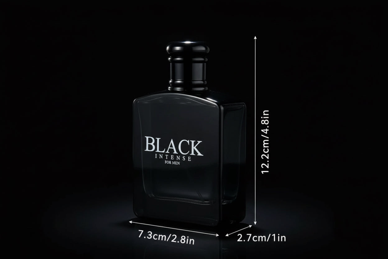Black Intense for Men – Woody Aromatic Eau de Parfum – Sophisticated Masculine Fragrance – 100ml